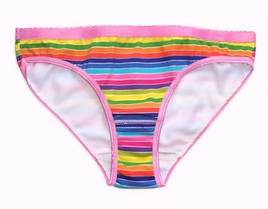 Rainbow Prints Cotton Bikini Brief 3 pk.