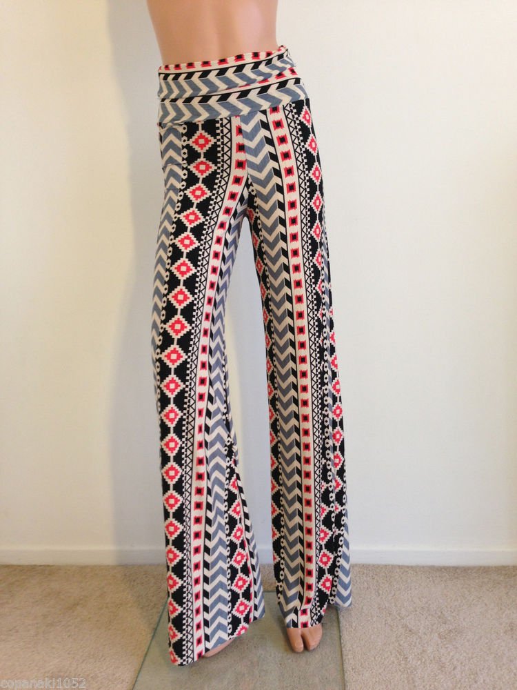 70s style Pants hippie boho festival bohemian long maxi MEDIUM