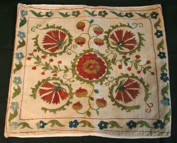 Embroidered Pillow Cover