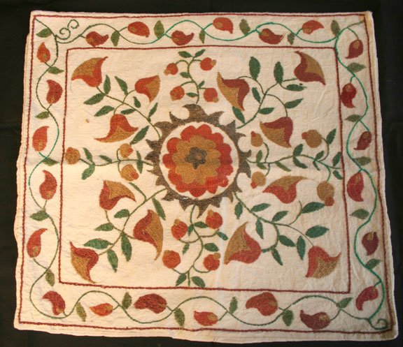 Embroidered Pillow Cover