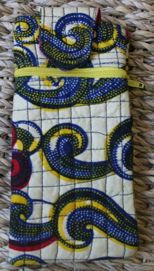 African Cloth Eyeglass Case
