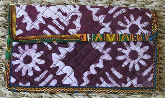 African Cloth Wallet