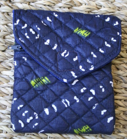 African Cloth Square Pouch