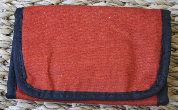 African Cloth Tri-fold Wallet