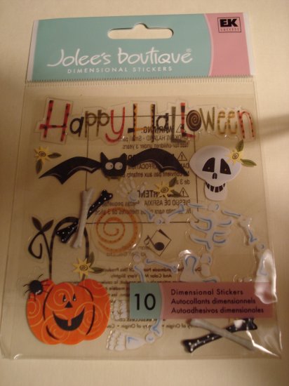 Jolee's Boutique Happy Halloween Dimensional Stickers Holiday