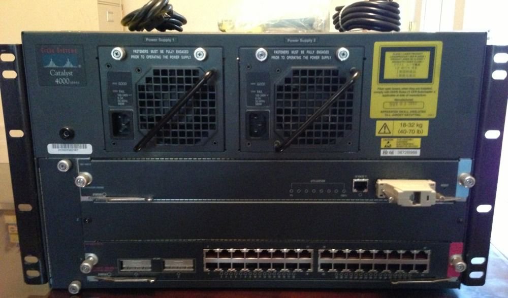 Cisco Catalyst 4000 w/ WS-X4012, WS-X4232-GB-RJ - FREE SHIPPING