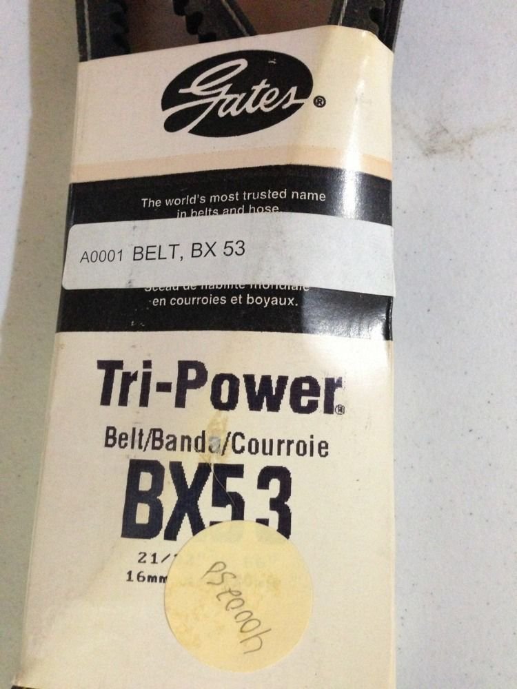 GATES BX-53 NEW NOTCHED GRIP V-BELT GAT BX53