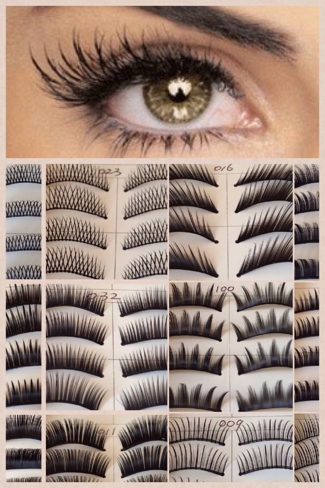 HOT New 10/40/60/120 Pair Natural OR Thick Fake False Eyelashes Eye Lash Fashion