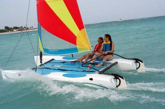 Hobie cat wave