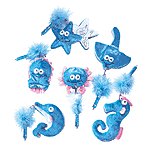 Plush Sea Animal Keychain