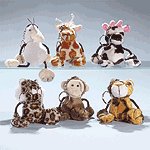 Plush Animal Keychains
