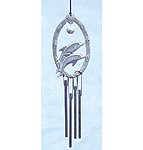 Oval Dolphin Wind Chimes