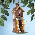 2-Story Fire Station Birdhouse