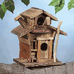 Wood "Granny's Inn" Birdhouse