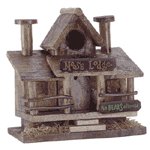 Moose Lodge Wood Birdhouse