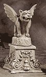 Alabastrite Gargoyle On Pedestal