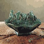 Alabastrite Frogs Water Fountain