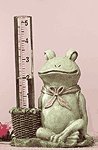 Alabastrite Frog Rain Gauge