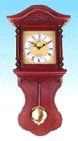 Wood Wall Clock With Chime