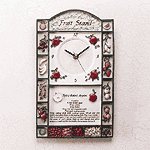 Alabastrite Fruit Stand Wall Clock