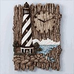 Alabastrite Lighthouse Wall Clock