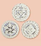 Distress Medallion Mirror Set3