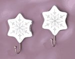 Venetian Glass Plaque with Hooks