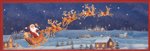 Santa Sleigh Framed Wall Art