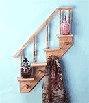 Wood Staircase Shelves