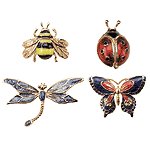 Enamel Insects Pins