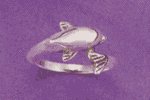 Sterling Silver Dolphin Ring