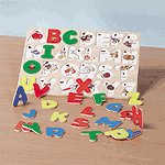 Wood Alphabet Jigsaw Puzzle
