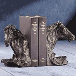 Liberty Bronze Horse's Head Bookends