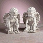 Reading Cherubs Bookends