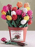 2-Dozen Assorted Rose Pen In Pot