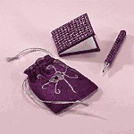 Beaded Pen and Notebook Set