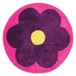 Flower Round Shape Rug