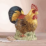 Ceramic Rooster Cookie Jar