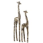 Patchwork Standing Giraffes - Safari