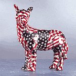 Patriotic Patchwork Donkey