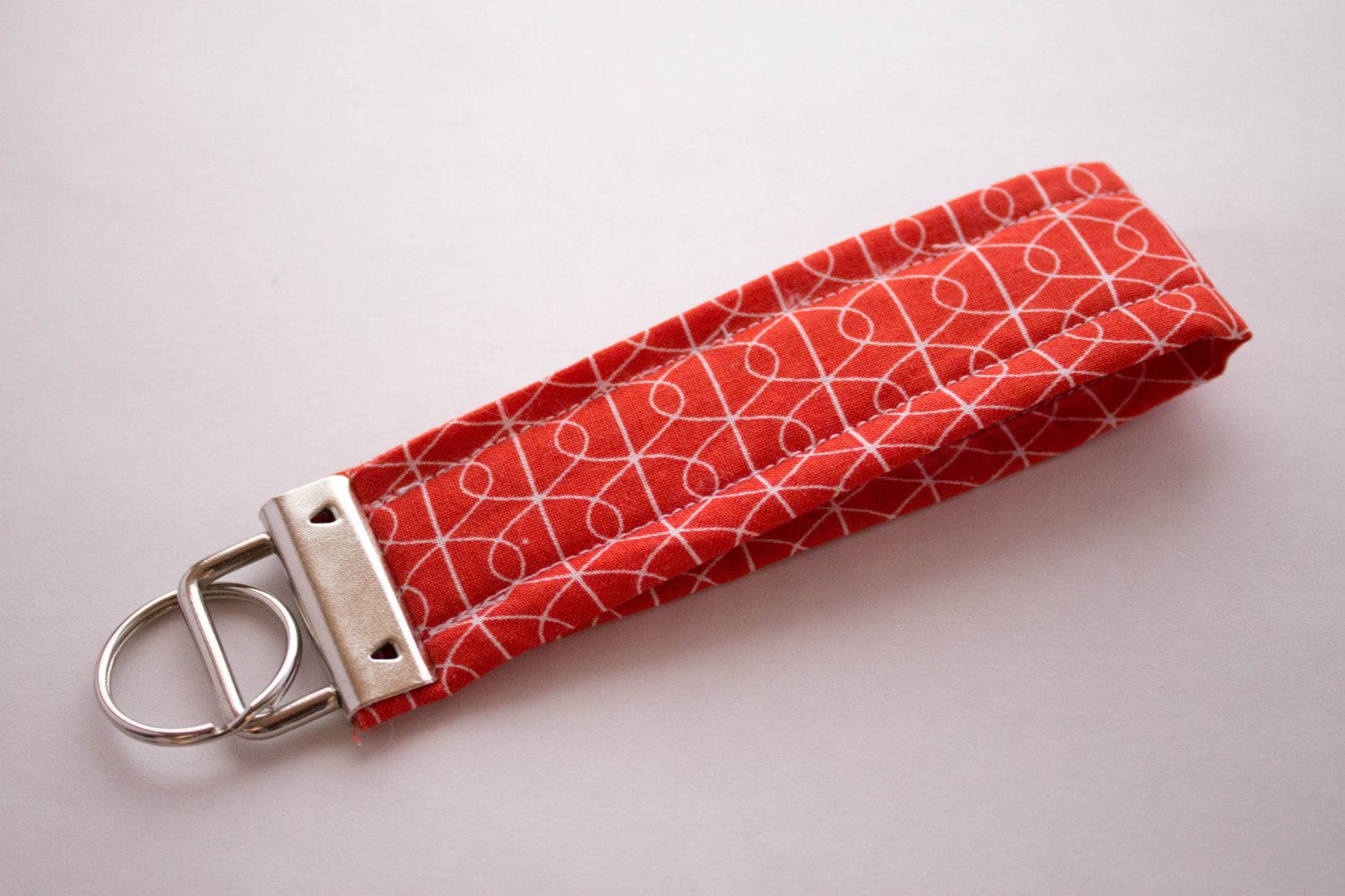 Red Curve Key Fob Wristlet