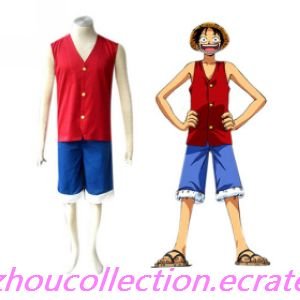 One Piece Luffy Cosplay Costume(FREE SHIPPING)