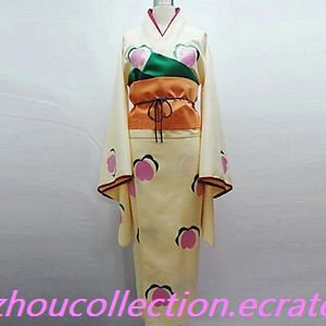 Hoozuki no Reitetsu Peach Maki Cosplay Costume(FREE SHIPPING)