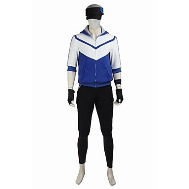 Cosplay Halloween Suits Cosplay Tops Bottoms Patchwork White Black YellowCoat Leotard Cap