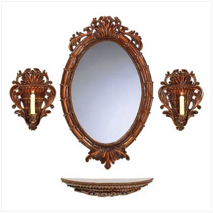 Carved Tuscan Wall Decor Ensemble