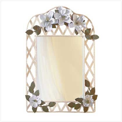 Magnolia Lattice Mirror