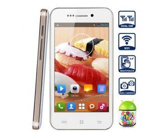 Free shipping F23 Android 4.2 Unlocked Phone with 4.0 inch WVGA Screen