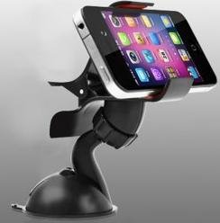 free shipping Car Windscreen Mount Holder Cradle Stand Bracket for Smart Phones with Sucking Cup