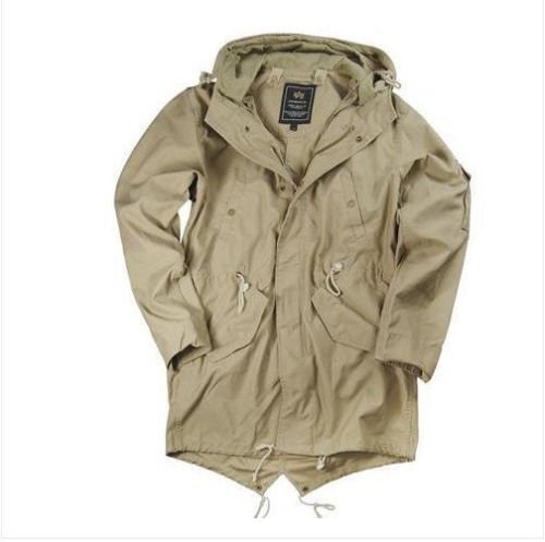 Alpha Indurtries -Duster Field Coat Khaki Size "M"
