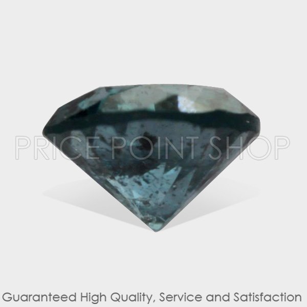 0.10 ctw, 2.72 mm Size, Turquoise Blue, I3 Clarity, Round Cut Loose Real Diamonds